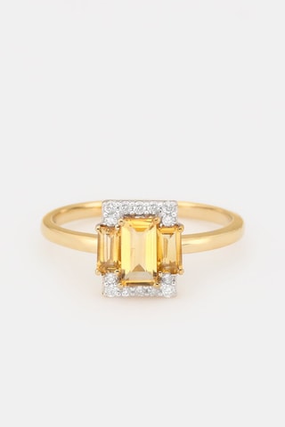 Anel Mon tour complet - Ouro amarelo e diamantes