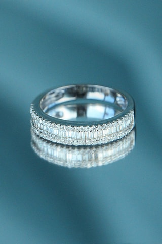 Anel Marabella - Ouro branco e diamantes