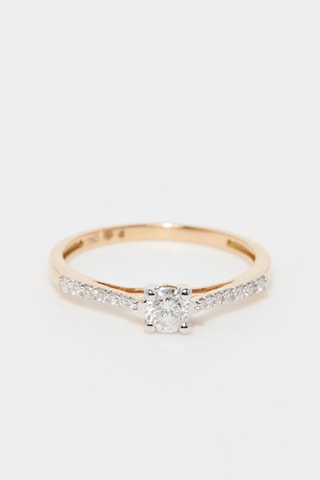 Bague Dis-moi Oui - Or jaune et diamants