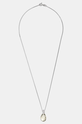 Pendente - Ouro branco, diamantes e ametista