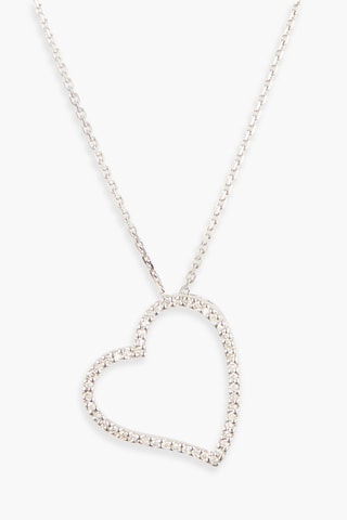 Pendente Cœur oriental - Ouro branco e diamantes