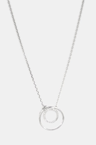 Pendente - Ouro branco e diamantes