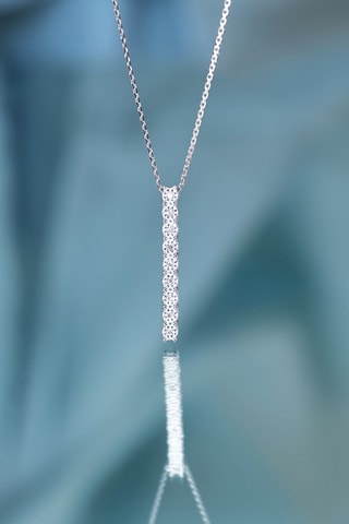 Pendente Rangée - Ouro branco e diamantes 