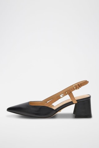 Escarpins en cuir - Noir