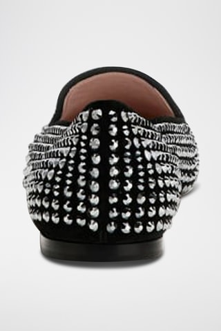 Slippers en cuir de chèvre - Noir