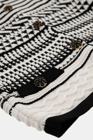 Gilet - Blanc et noir