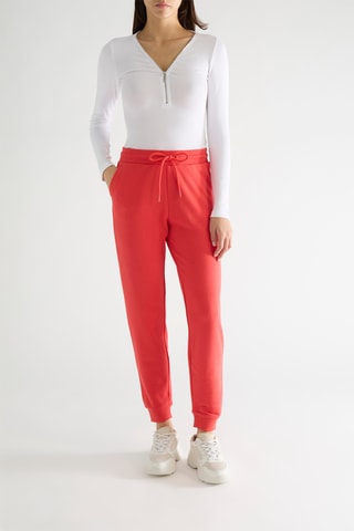 Jogging taille haute Clarin - Rouge