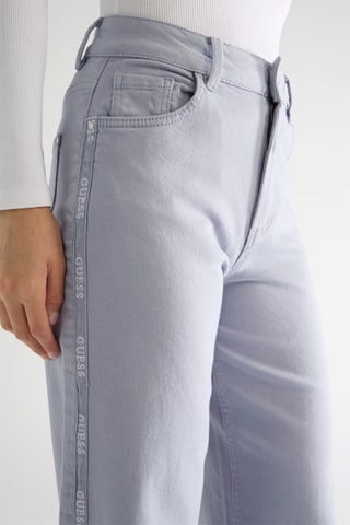 Pantalon straight taille haute Provence - Gris clair