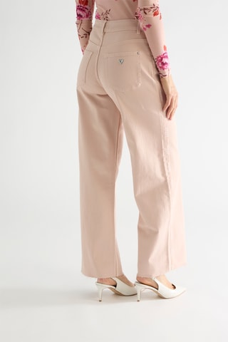 Pantalon straight taille haute Dust - Rose