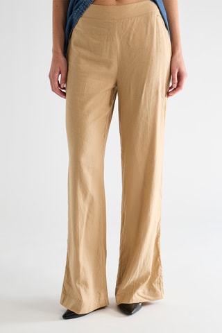 Pantalon en lin Jenny - Taupe
