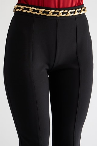 Pantalon taille haute - Noir