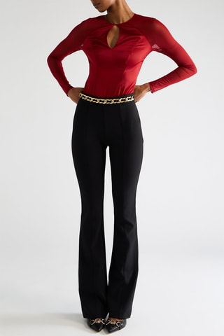 Pantalon taille haute - Noir