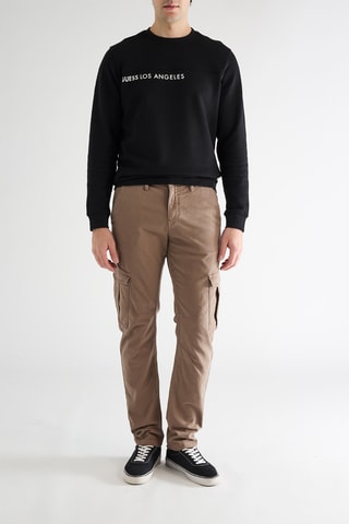 Pantalon cargo slim - Taupe