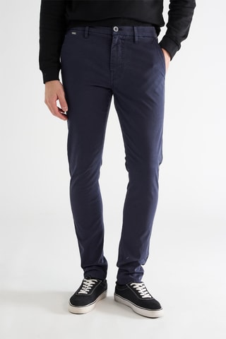 Chino skinny David - Bleu marine
