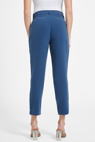 Pantalon regular 7/8 - Bleu