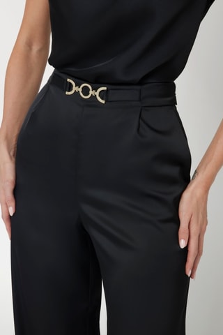 Pantalon regular - Noir