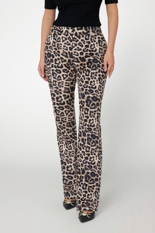 Pantalon regular - Beige