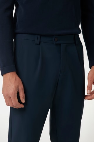 Pantalon regular - Bleu marine 
