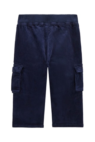 Pantalon en velours - Bleu foncé