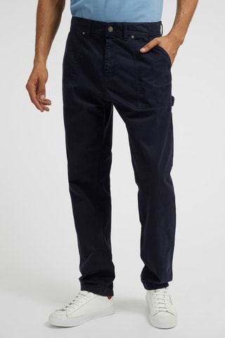Pantalon regular - Bleu marine