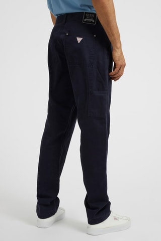 Pantalon regular - Bleu marine
