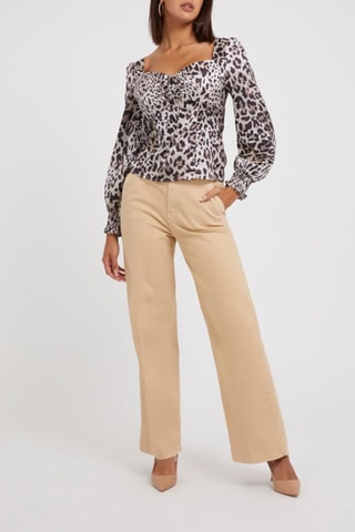 Pantalon palazzo - Beige