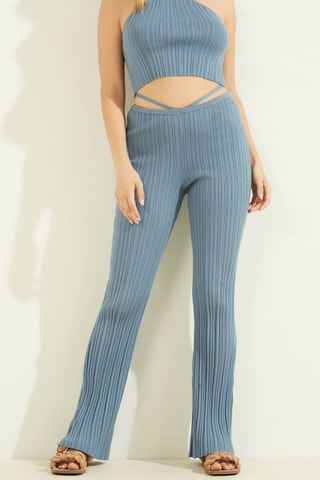 Pantalon flare - Bleu