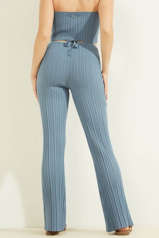 Pantalon flare - Bleu