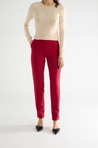 Pantalon regular Norah - Rouge