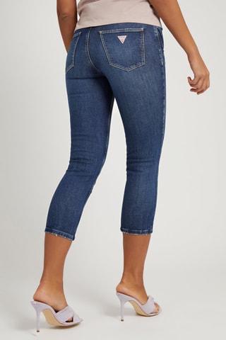 Pantacourt en jean - Ciel