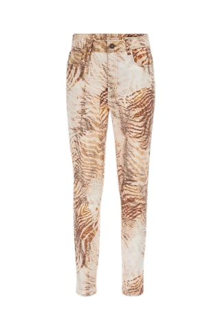 Jean skinny taille haute - Beige