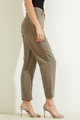 Jean mom taille haute - Kaki