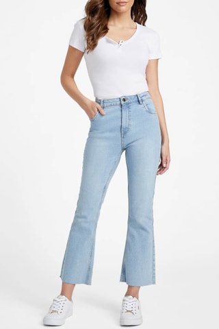 Jean flare 7/8 - Bleu clair