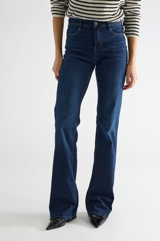 Jean bootcut taille haute Fenice Boo - Bleu marine
