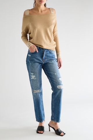 Jean boyfriend Jackie - Bleu marine