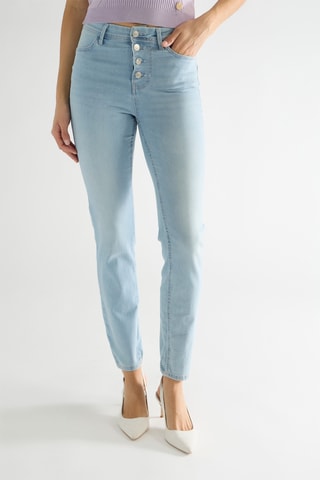 Jean skinny taille haute Fenice - Bleu