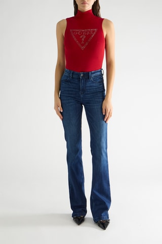 Jean bootcut taille haute Fenice boot - Bleu