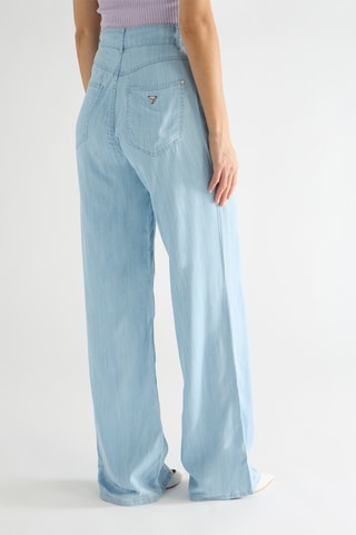 Jean flare taille haute Flavia - Ciel