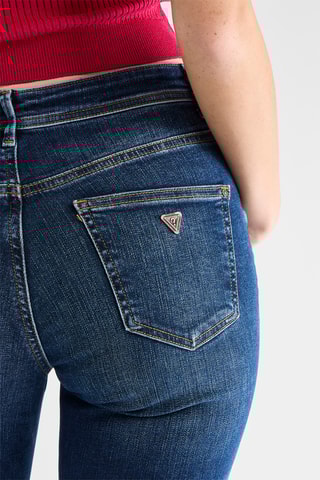 Jean skinny taille haute Fenice - Bleu foncé