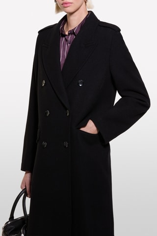 Manteau en laine - Noir