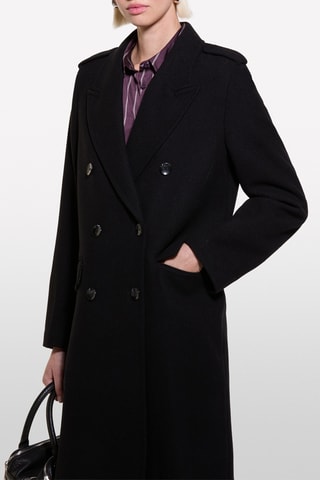 Manteau en laine - Noir