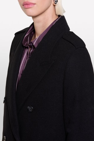 Manteau en laine - Noir