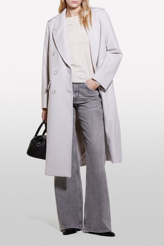 Manteau en laine - Gris clair