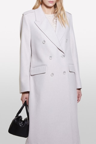 Manteau en laine - Gris clair