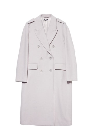 Manteau en laine - Gris clair