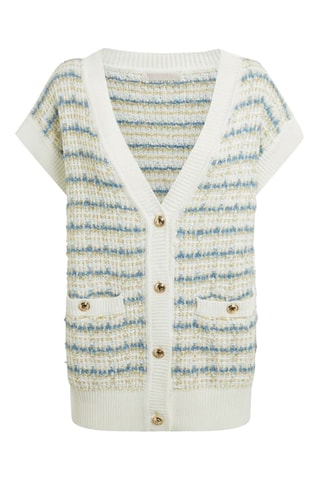 Veste en tweed - Blanc et ciel