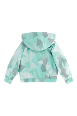 Veste à capuche - Bleu foncé et turquoise