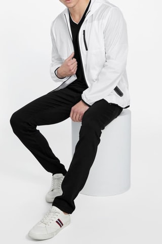 Coupe-vent à capuche - Blanc