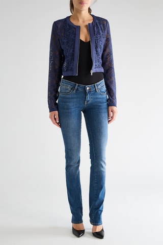 Veste en dentelle Terry - Bleu marine