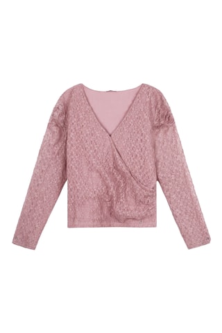 Top en dentelle - Rose